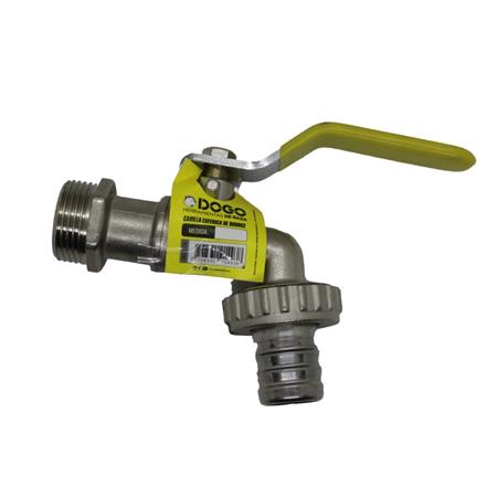 CANILLA ESFERICA DE BRONCE 1"