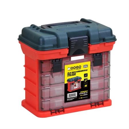 CAJA PLASTICA P/ HERRAMIENTAS - PESCA 4 COMPARTIMIENTOS (31082)