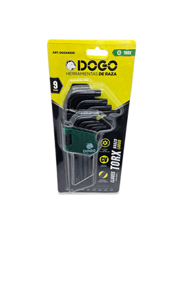 SET DE LLAVES TORX (T10-T50)  9 PIEZAS