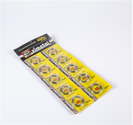 BLISTER DE ESTAÑO AL 50 % x 10